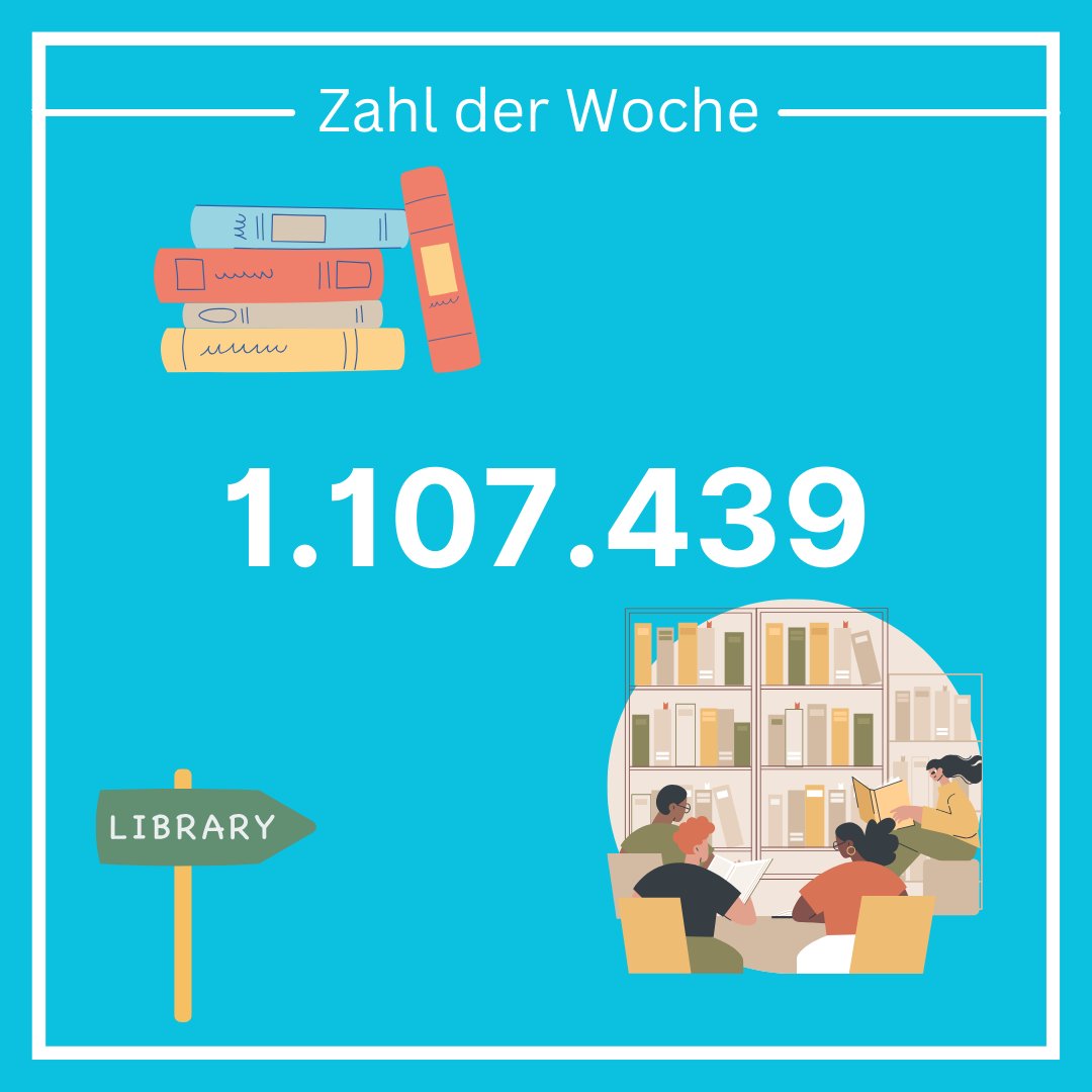 Ihr könnt gar nicht genug von uns kriegen, oder? 😄 Ganze 1.107.439 Mal habt ihr die Bibliotheken der @TUBerlin und @UdK_Berlin_ im letzten Jahr besucht! 🤩

Was waren eure Lieblingsmomente in der Bib? Teilt sie mit uns in den Kommentaren! 👇

#FunFactFriday #BinInDerBib