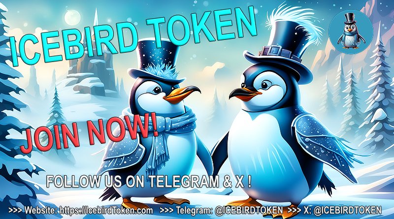 ICEBIRD is now on Orca. We just created a liquidity pool on Orca. We will add more liquidity soon. More listings will follow. #icebird #icebirdtoken #orca #fluxbeam #Jupiter #Raydium #memecoin #Memes 
<a href="/pikepower/">Pike</a> <a href="/mathu006/">vish</a> <a href="/PromoterMark1/">Promoter Mark</a> @CoinLiveWatch <a href="/LIFEBIRDTOKEN/">LIFEBIRD</a>