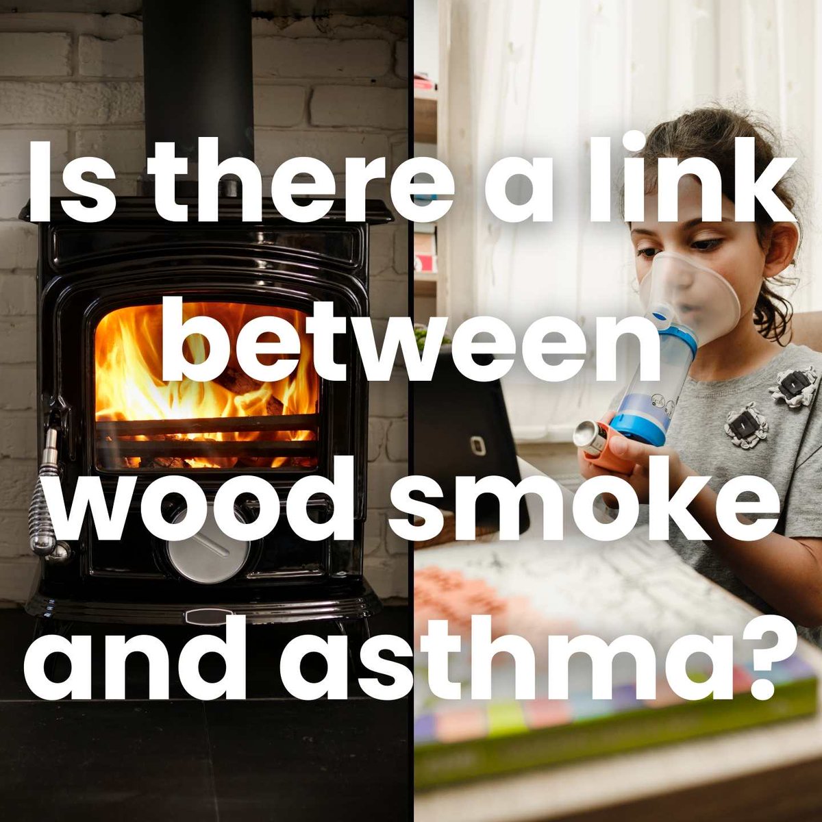 We know that air pollution is both a cause and trigger of asthma, and that wood burning produces air pollution, so can we say that wood burning causes asthma? This World Asthma Day read our article to find out. tinyurl.com/mutyfx76 
#airpollution #asthma #worldasthmaday