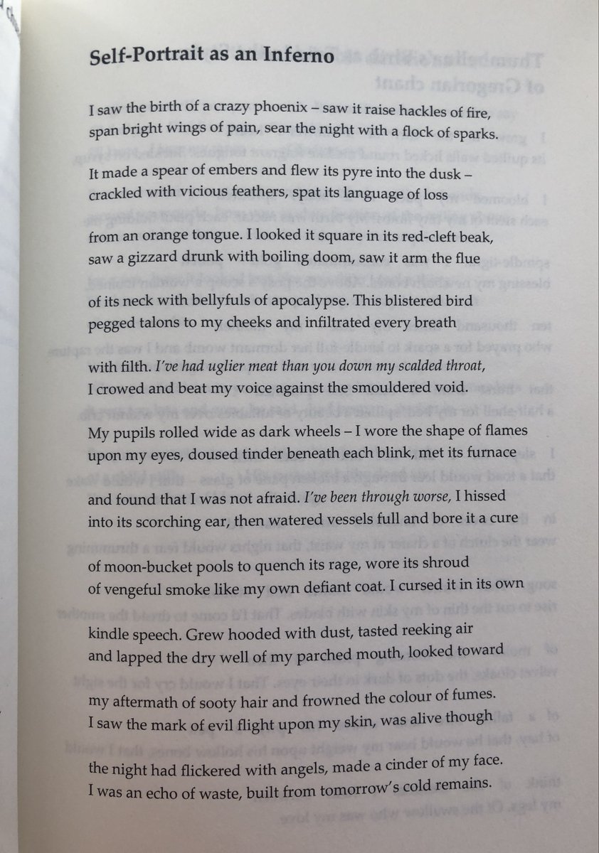 For the first morning back to work after the long weekend, here's a fabulousness of pain and defiance from @JaneBurn14 from her amazing collection 'Be Feared' from @NineArchesPress.