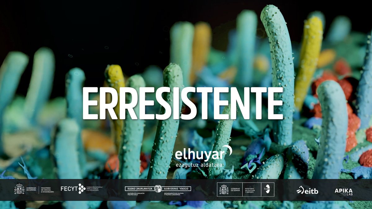 Elhuyar's tweet photo. 🏆#ERRESISTENTE dokumentalak Italiako #PonzaFilmAwards zine-jaialdian saria jaso du eta @Pr1meran plataforman egongo da ikusgai.

👉Antibiotikoekiko erresistente bihurtu diren bakterioen arazoa erakusten du.

💻https://t.co/lp2xb8lOuy

🔗https://t.co/AJZLQZIvdz https://t.co/OhsYlXfzEv