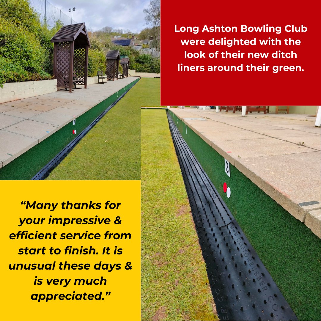 Another great review from a customer who recently took delivery of some new Bowling Green Ditch Liners. We appreciate any feedback, so we know what we are doing well and where we could improve. Customer satisfaction is key. #goodwork #feedback #reviews #rubber #thankyou