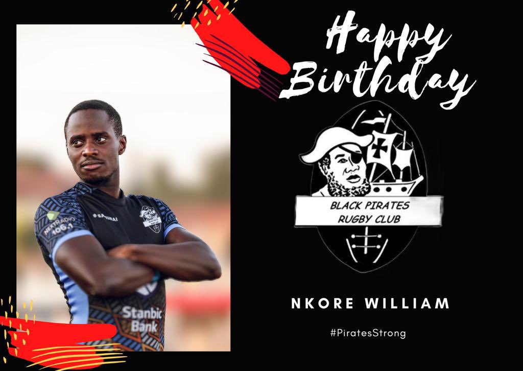 Join us in wishing one of our “Young Lawyers” and utility back line player (@WilliamNkore ) a happy birthday. Enjoy your celebrations! #StanbicPirates #PiratesStrong