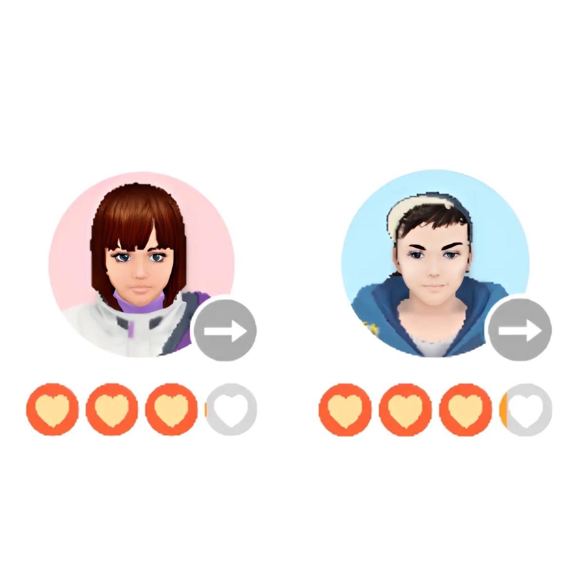 spring cleaning your friend list?

the “rediscover:yourself” avatar update has been live for 3 weeks now, and if you look through your friend list you may see these 2 avatars a lot

these are inactive players, who haven’t played since the update

make space for new friends 🫱🏼‍🫲🏽