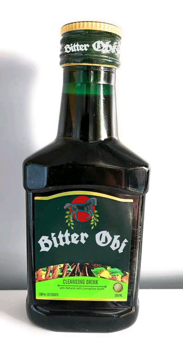 To cure headache, you need Panadol

To cure Nigeria, we need Bitter Obi! 

Okwute Bitters for the street please 🙏🏿