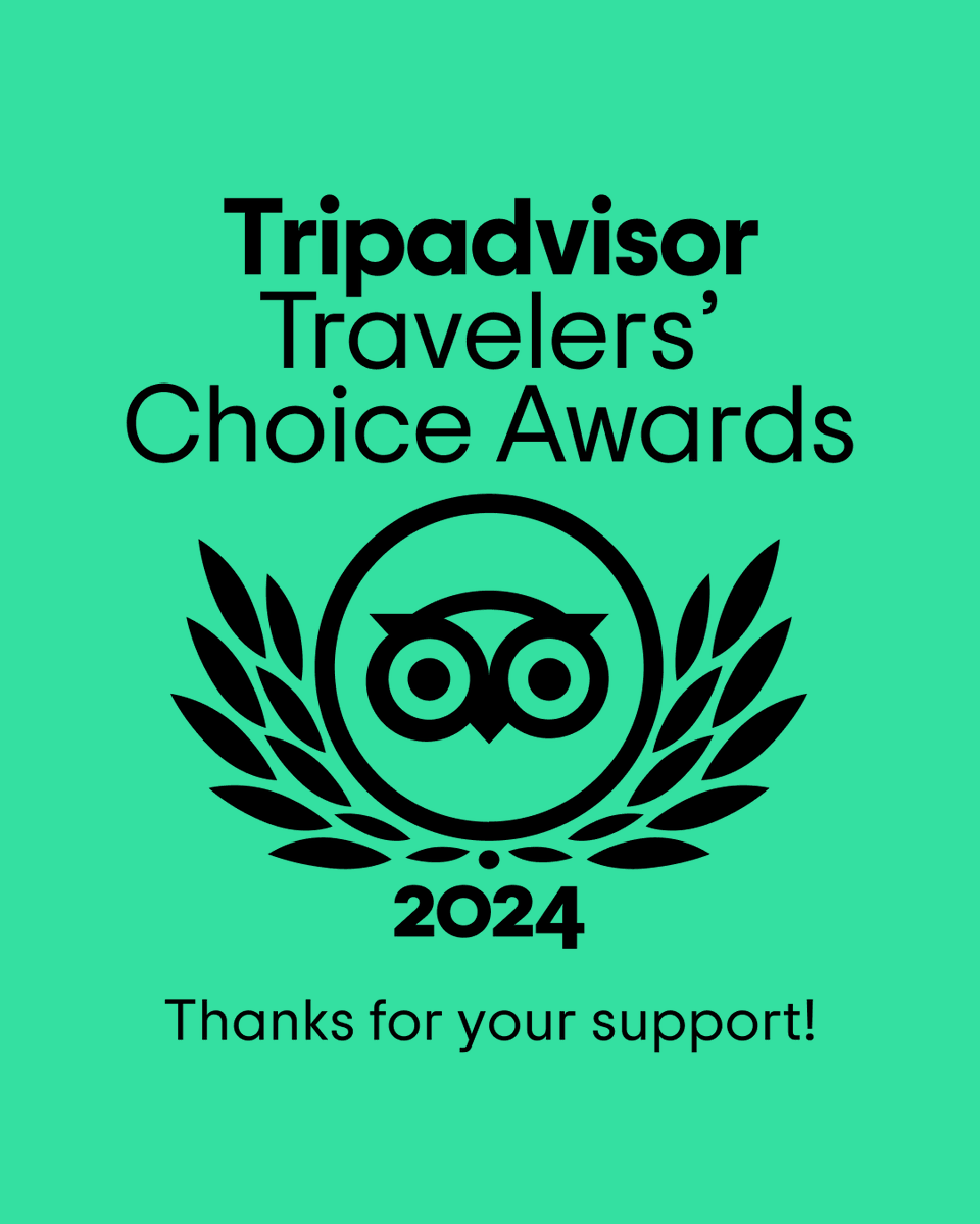 We are very proud to have received a Tripadvisor Travelers' Choice Award for 2024!

This is our 8th consecutive year of winning this award, and it means we are in the top 10% of holiday accommodations around the world!

Book your stay: hiddenvalleyyurts.co.uk