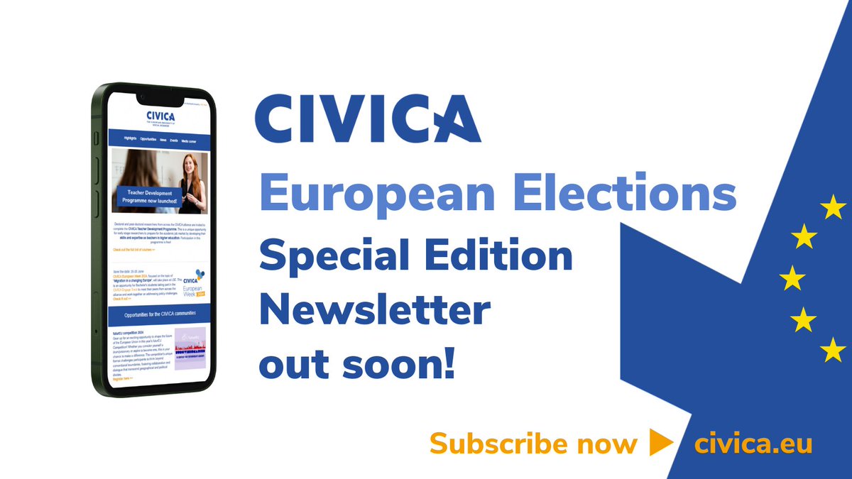 📬The special edition of our newsletter comes out tomorrow! Interested in keeping up with what your institutions are up to in the lead up to the 🇪🇺 elections? Don't worry! We've got you! Subscribe now👉 loom.ly/He1vieg