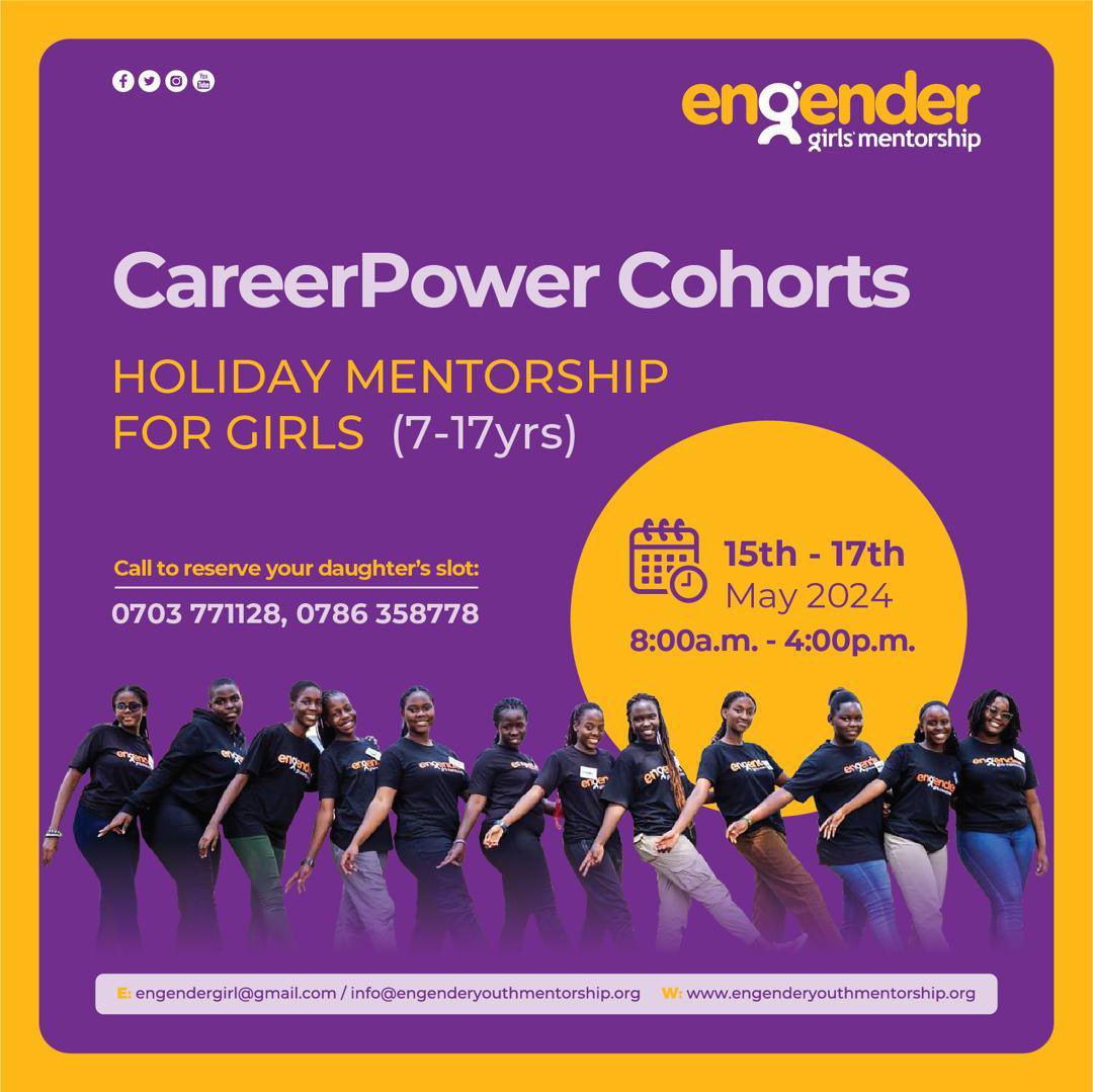 Are you looking for a holiday program for your daughter? Our CareerPower Cohorts is back, specifically designed to offer a unique opportunity for young girls to receive mentorship, develop crucial skills, and gain valuable insights to shape their future careers. To enroll call👇