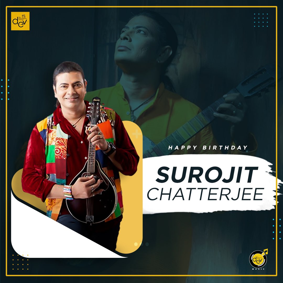 Wishing a very Happy Birthday to @SurojitMusician; Have a great musical year ahead! #HappyBirthdaySurojit