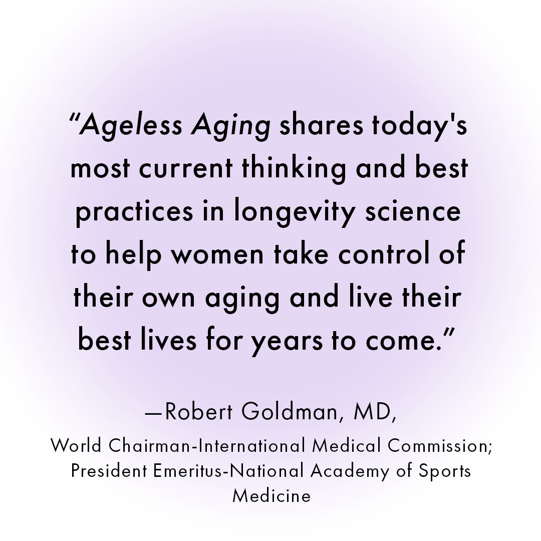 It's wonderful to see what @RobertGoldmanMD found in #AgelessAging.

This book will empower you to take practical action steps to live better longer today and for all of your tomorrows.

Put the latest scientific research to work for you now: bit.ly/AgelessAging