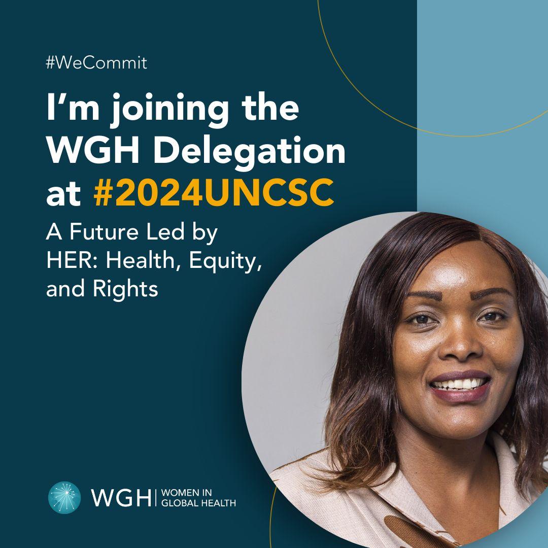 I’m joining @womeningh delegation at #2024UNCSC and commit to a future led by HER. A healthy, equitable future where women and girls globally have the right to bodily autonomy #WeCommit Join us: womeningh.org/a-future-led-b…