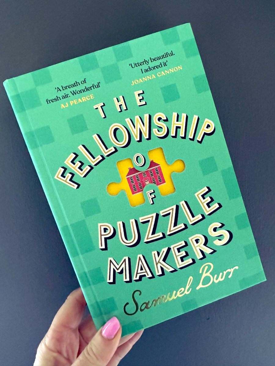 One of my most anticipated reads - and out this week. Delighted to have the opportunity to read #TheFellowshipOfPuzzlemakers by @samuelburr thanks to @orionbooks and @Squadpod3. And watch out for an IG Live on 19th May!