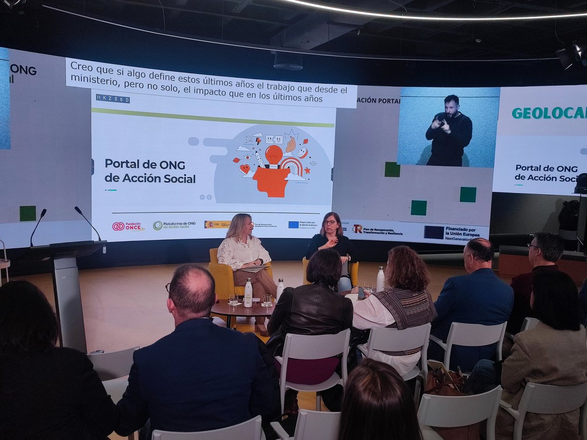 📢@PBezunartea explica que @MSocialGob es el principal financiador del #PortalONG a través de plan de Reconstrucción y Resiliencia, destacando como este plan está contribuyendo al desarrollo del Tercer Sector y del desarrollo de los derechos sociales a través de la innovación