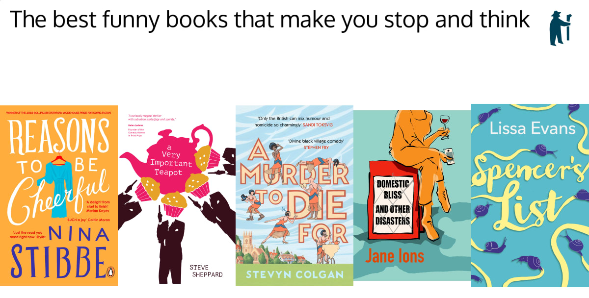 Five of my very favourite funny books. Find out more, including why I chose them at the wonderful new website Shepherd.com. @ninastibbe @SteveSheppard2 (no relation) @stevyncolgan @IonsJane @lissaevans