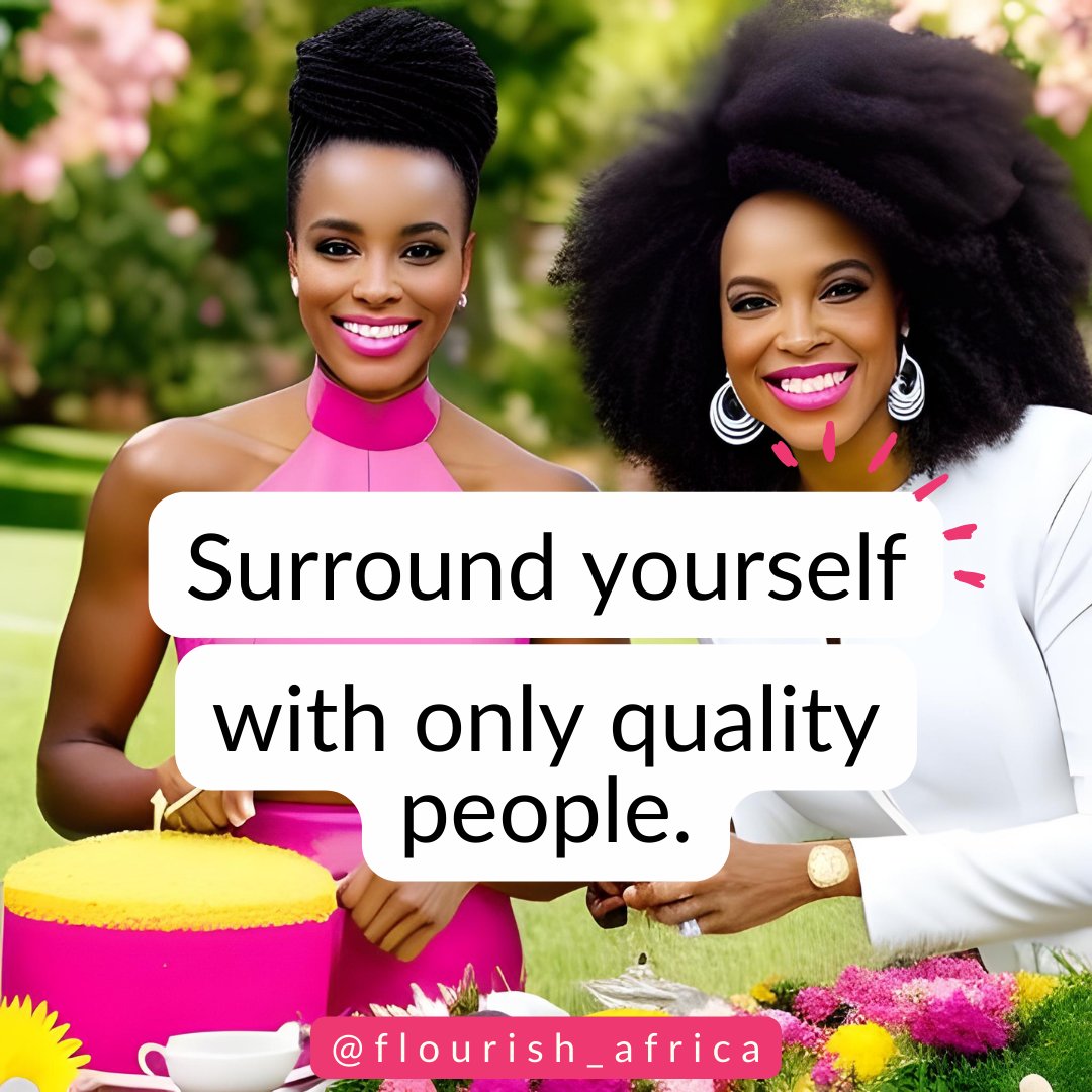 You are a product of your association, either good or bad so it is important to surround yourself with valuable people who can help you become better on your journey in life.

Empowered Women, Empower Other Women!

#flourishafrica #ikoyi #femaleentrepreneur #businessgrants