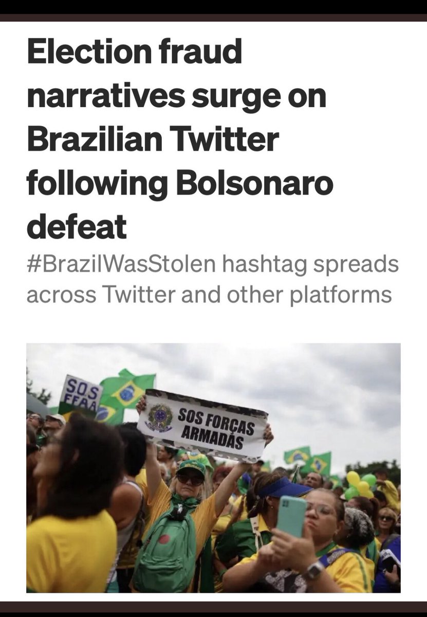 Trump, Bolsonaro, every soon to not be Tory MP …. #VoterSuppression