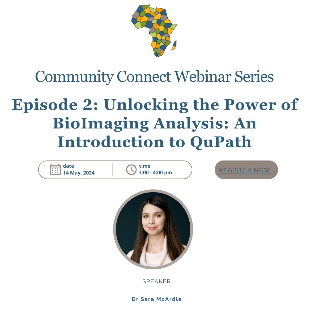 Join us for Episode 2 of the Community Connect Webinar Series, where Dr Sara McArdle will be giving us an introduction to QuPath and how to maximize its use in bioimaging analysis. Don't miss out! Click on the link to register: bit.ly/44upmvG
