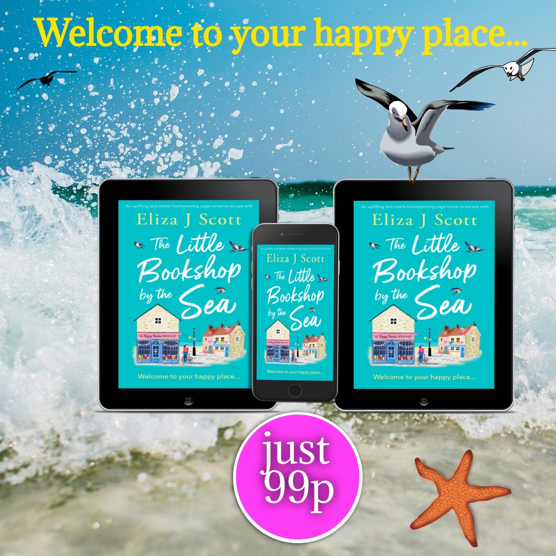 ❤️🐚🌊My @RNAtweets #TuesNews is that The Little Bookshop by the Sea is on offer for #99p but not for much longer! 💙Don't miss out! You can get a copy right here: geni.us/554-rd-two-am #feelgoodreads #romanticfiction