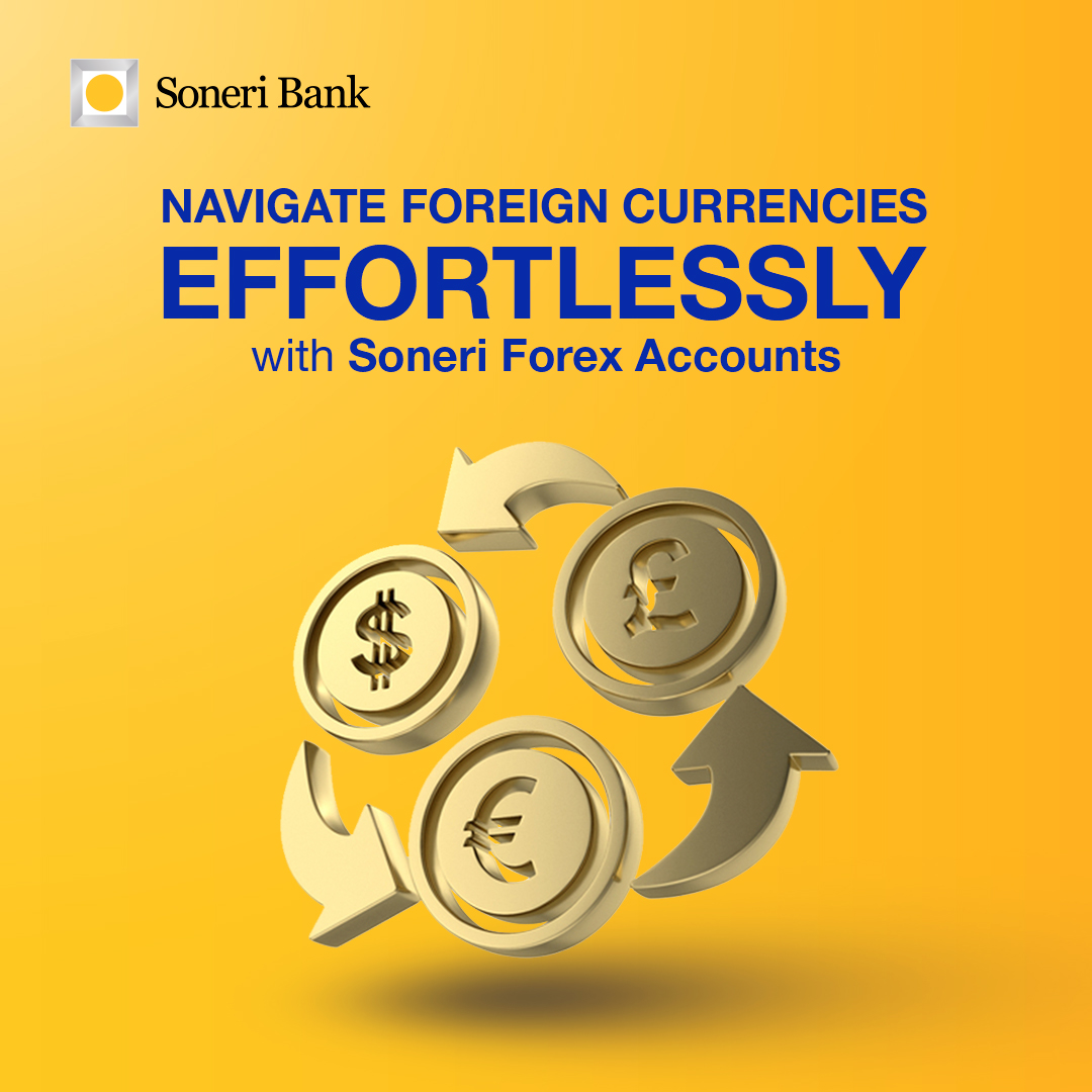 Unlock financial freedom with our convenient and flexible Forex accounts. Trade on your terms, anytime, anywhere.  

For more information visit bit.ly/3w8R98m 

#SoneriBank #RoshanHarQadam #SoneriForexPlusSavingAccount #SoneriForexPlusCurrentAccount
