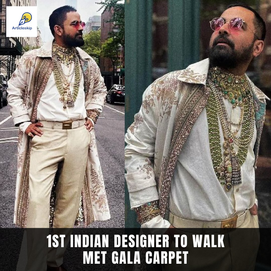Sabyasachi Mukherjee, the maverick Indian fashion designer made history by becoming the first Indian designer to walk the Met Gala carpet.
.
#MetGala2024 #Sabyasachi #sabyasachimukherjee
#metgala #sabyasachimukherjeecollection #articleskip #Trending #trendingnews