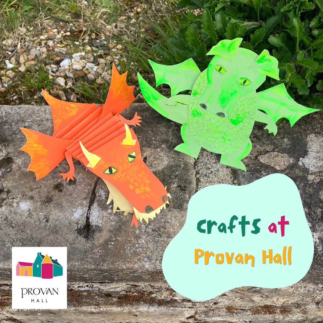 This weekend at Provan Hall: Make your own paper dragon. Saturday and Sunday from 11am to 2pm. 

Family friendly, completely free, no need to book! 

#glasgow #easterhouse #provanhall #crafts #familyfriendly #getcrafty #getcreative #freefun