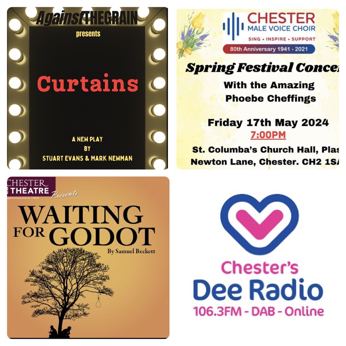 🚨 Thanks to @AngelaFergs of @wearechester for giving a shoutout to some great events from @Chester_Theatre @atgchester and Chester Male Voice Choir on @Dee1063 Tickets and info: ticketsource.co.uk/chestertheatre… chestermalevoice.com ticketsource.co.uk/against-the-gr…