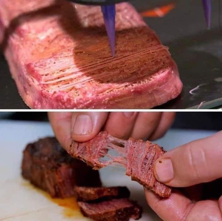 Redefine Meat, a factory in Holland, prints 500 tons of steaks per month and supplies German restaurants with printed fillets. About 110 German restaurants already purchase 'meat' from Redefine Meat.
