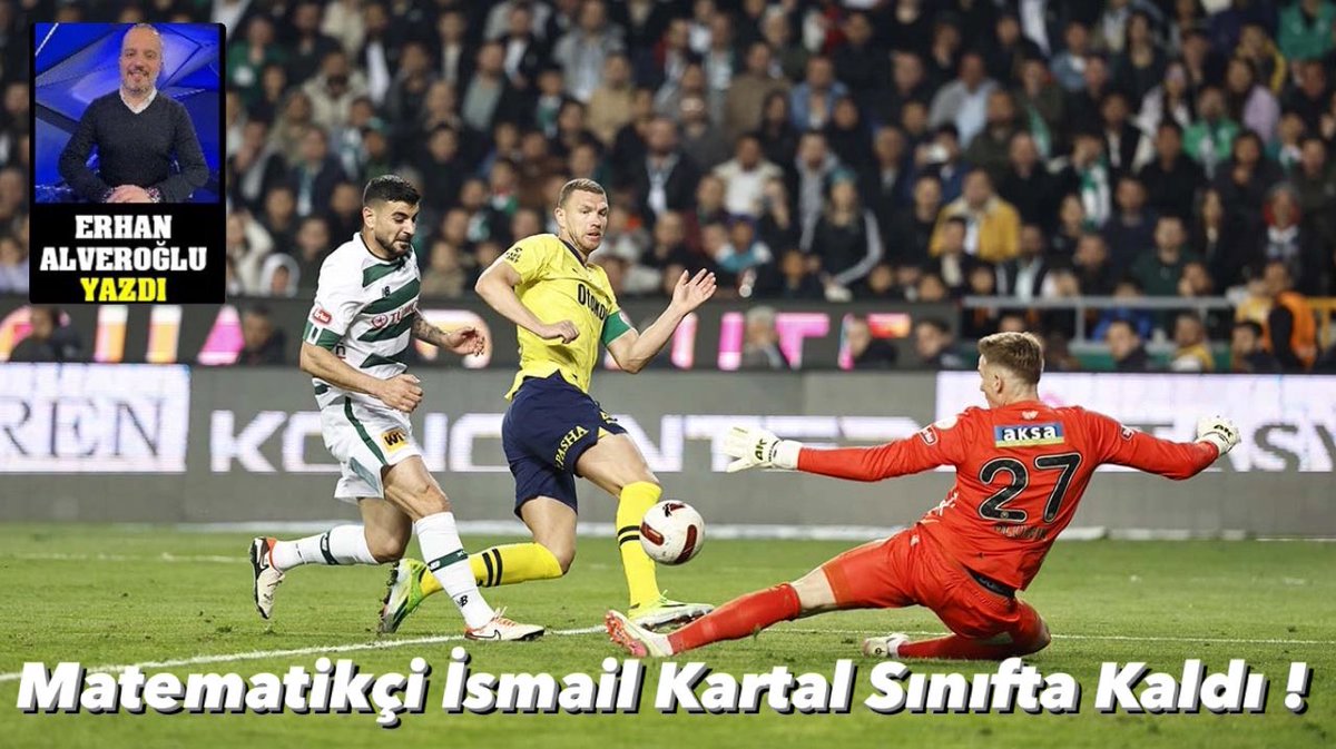 Fenerbahçe Konyaspor maçında gol kaçırma yarışını kaybetti İsmail Kartal’ın Matematiksel açıklaması kariyerinin sonu Ali Koç dışındaki YK üyeleri cepten 5er M€ verip Dzeko’nun atanını, Krunic’in basanını Tadic’in prime’ını getirebiliyor mu? Cengiz Ünder fubolu bırakmış…