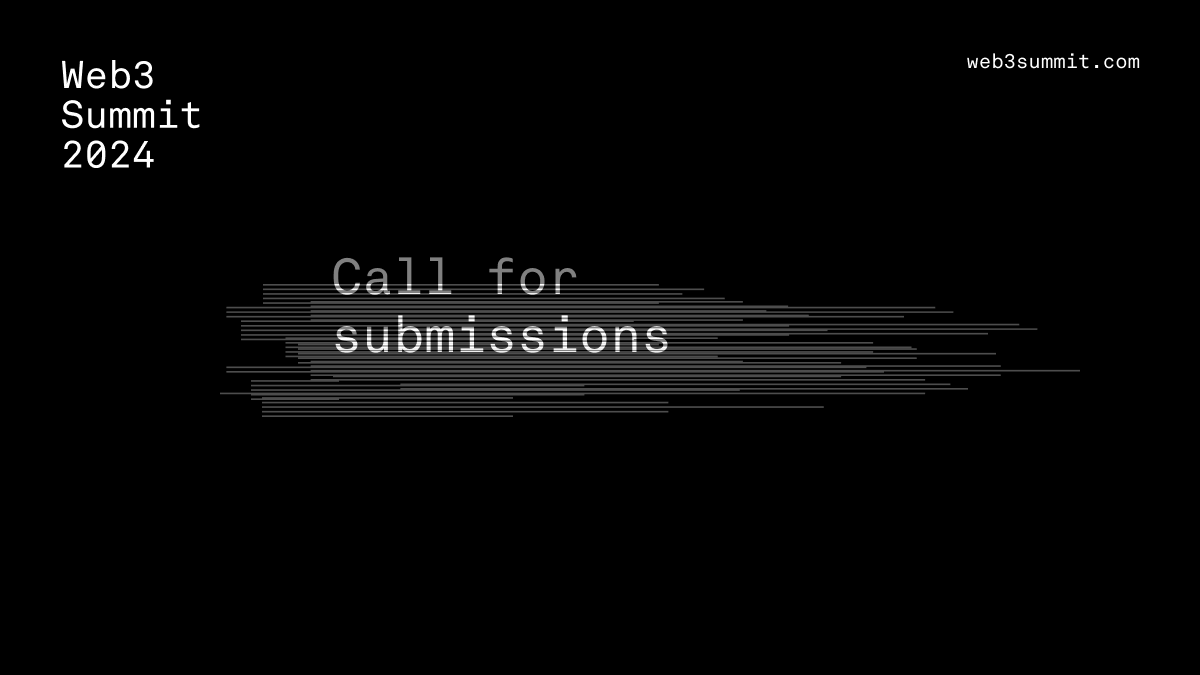 📢Only one week left to submit your talk or workshop for #Web3Summit 2024! Don't miss this opportunity to shape the future of decentralization. Submit now and make your voice heard! web3summit.com #CallForProposal #Web3Summit #Blockchain