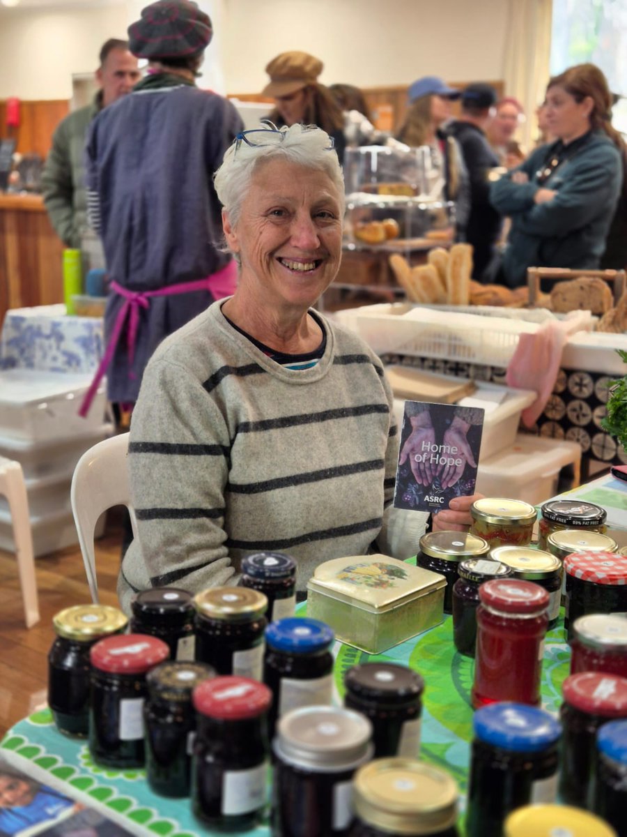 Big shoutout to Dean Ball located in Bruny Island, Hobart! Dean has already raised over $4k in 4 years towards the ASRC. Dean regularly turns out at the Lunawanna Makers and Producers Market, after having foraged her garden to make the produce that she sells in support of ASRC.
