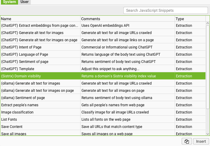 Thanks @screamingfrog for integrate a way to extract the @sistrix visibility directly in the crawl, this is awesome !!
