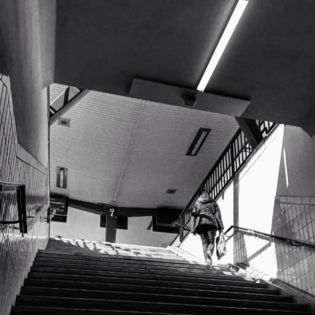 ˢᵗᵃⁱʳˢ. Step by step, ascending towards new heights. #myphoto #belgium🇧🇪 #streetphotography #stairs