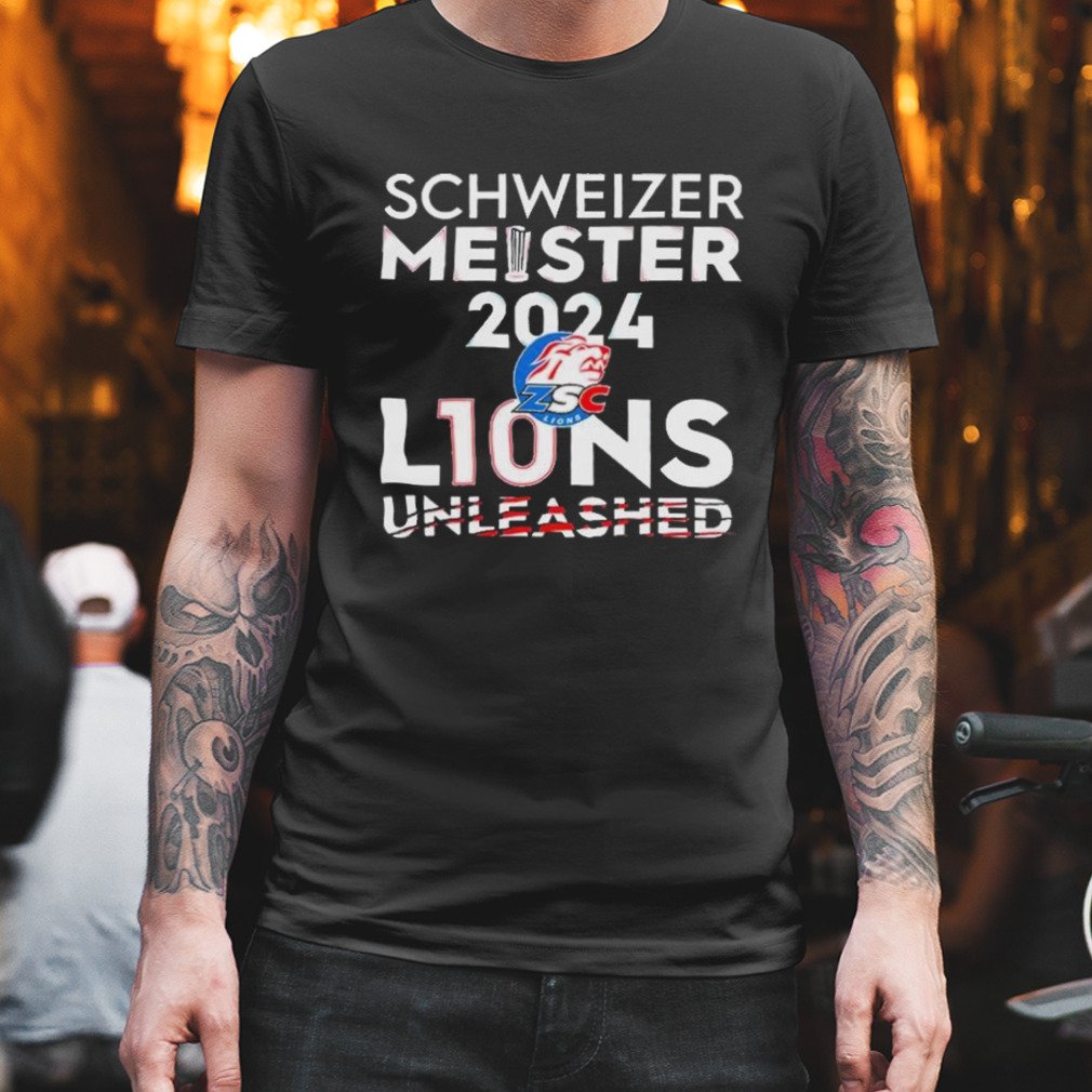 ZSC Lions Schweizer Meister 2024 L10ns Unleashed T-Shirt 
best-shirts.com/product/zsc-li…