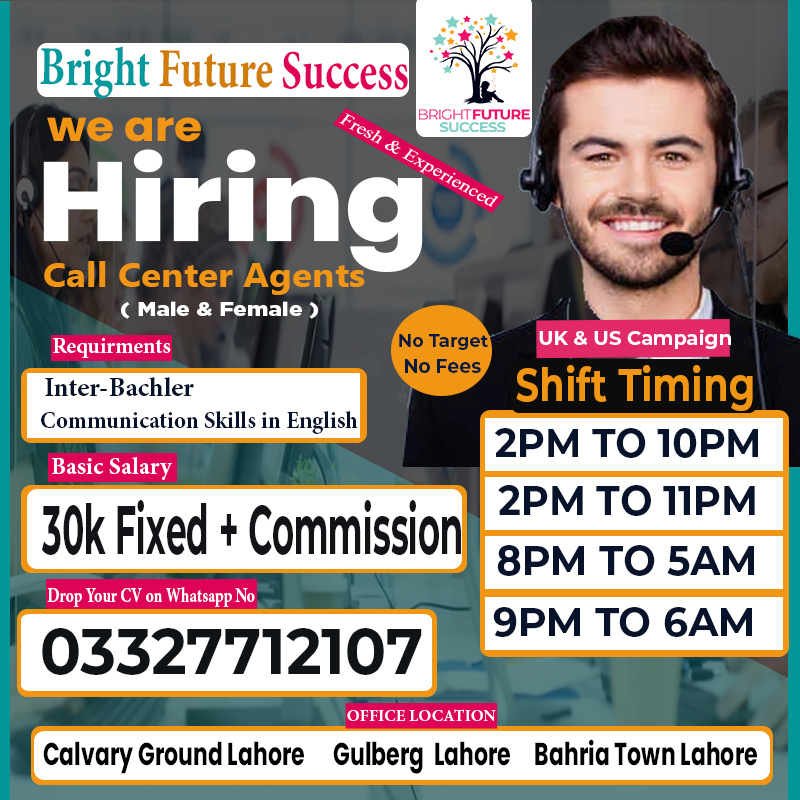#hiring #callcenterjobs #jobsearch #callcenter #CallCenterAgent #CallCenterRepresentative #LahoreJobs #jobseekers #brightfuturesuccess #jobseeker #jobsearch2024 #jobhiring #lahorejobs #lahore #jobs2024 #fresherjob #callcenterjobslahore