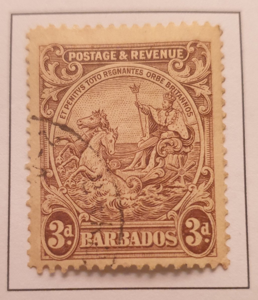 @Philatelovely Barbados 🇧🇧 
1974 UPU
1925-35 Colonial Seal