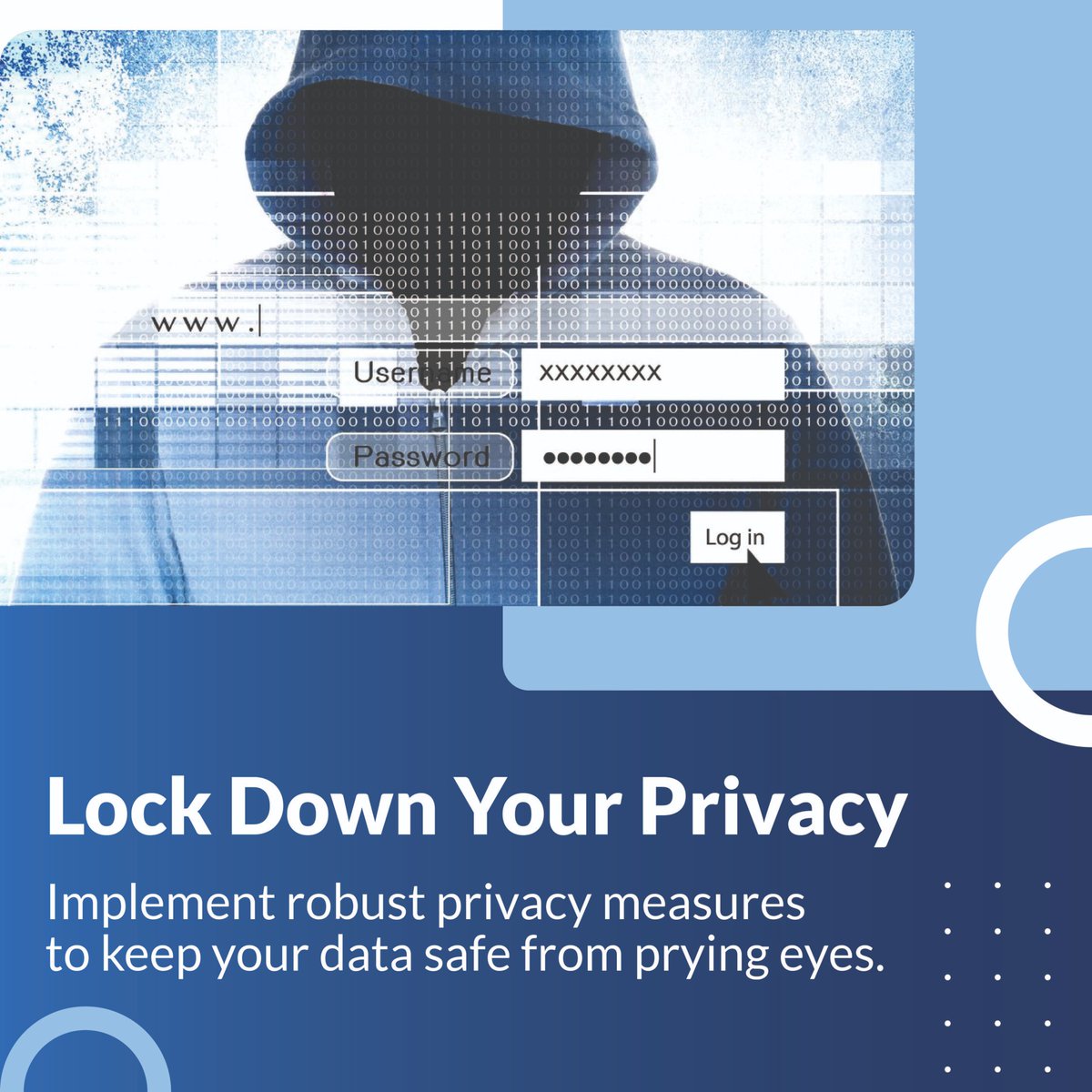 VareliTecnac's tweet image. Privacy matters! Ensure the security of your personal and business data with our comprehensive #dataprivacysolutions. Protect your privacy and maintain trust with our data privacy solutions.
#DataProtection #DataSecurity #ProtectYourData #DataEthics #DataManagement