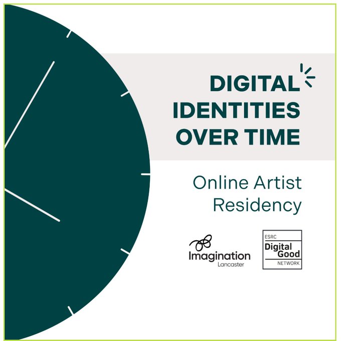 TOMORROW!....Get your free tickets for our online launch of the 'Digital Identities Over Time' Artist Residency. Wondering what it's all about?.....that's why you need to come along! digitalgood.net/digital-identi… #digitalgood #digitalidentites #digitalart #artistresidencies #digitalid