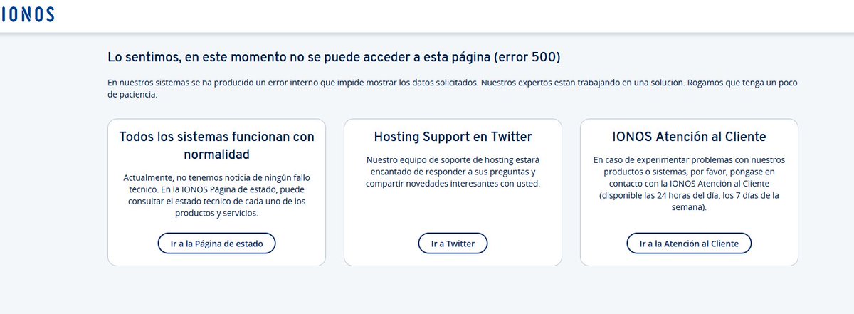 chartcon's tweet image. Parece que el panel de control de #IONOS vuelve a estar caido, no? @ionos_ayuda_es 
#IONOSdown #IONOSmail