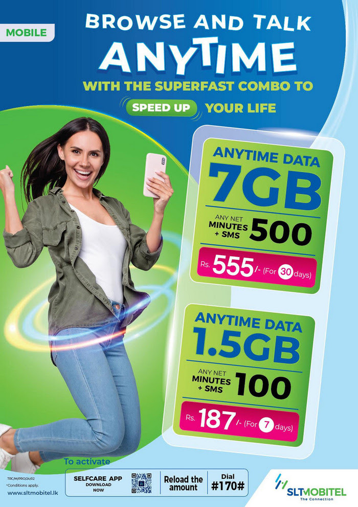 Browse and Talk anytime with the Superfast Combo Package!
mobitel.lk/any-net-data-c…
 #lka #iContactLanka #SriLanka