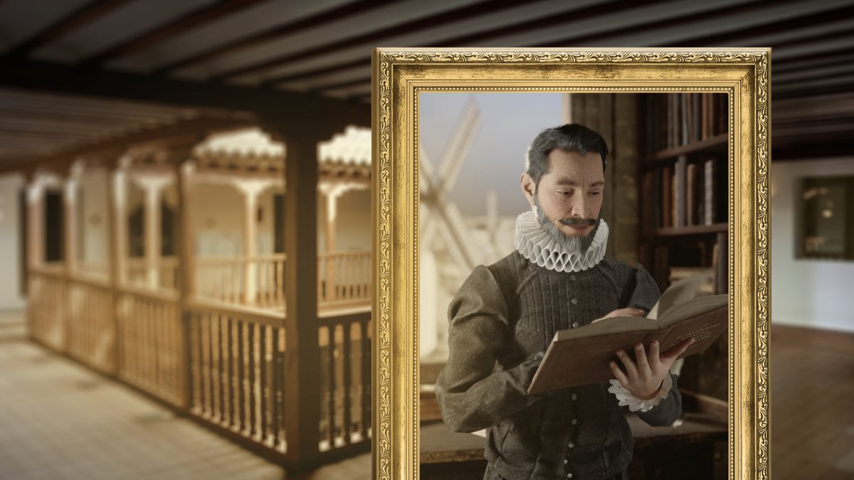 📚Un proyecto único que une cultura, turismo y tecnología para acercar a la ciudadanía una de las figuras clave de la literatura española.

🙌Gracias a un avatar hiperrealista que tiene la apariencia de Cervantes, su modo de hablar castizo y sus conocimientos sobre su vida y obra