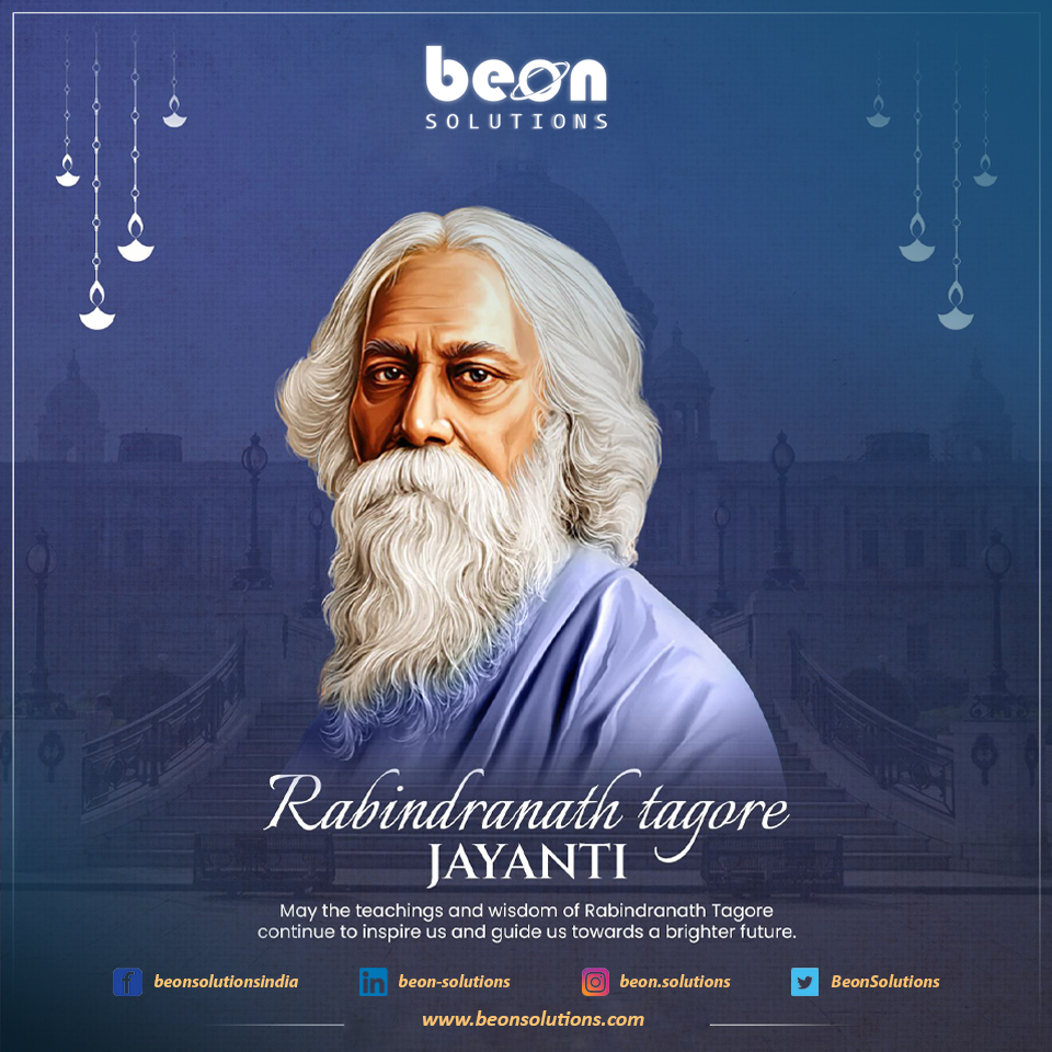 May the wisdom and poetry of Rabindranath Tagore continue to inspire us for generations to come.

Wishing you a Happy Rabindranath Tagore Jayanti. 

#rabindranathtagore #website #graphics #brochure #flyer #vcard #domain #email #webhosting #beonsolutions #Gandhidham #makeinindia