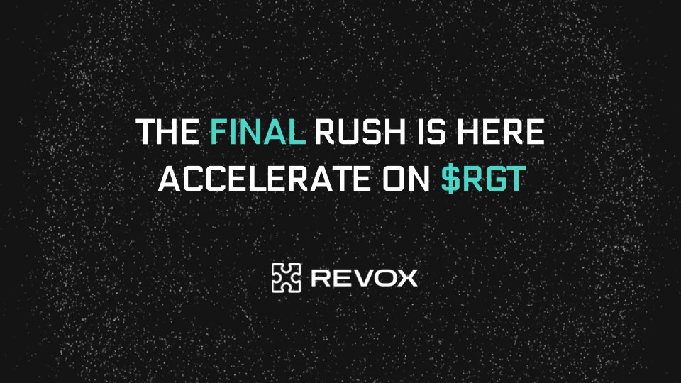 All of the following will impact your winning of $RGT during REVOX's TGE! 🪂 🔵Content Hub Points 🪙READ/eREAD/tREAD 🐱Catto ownership 🟢ReadON DAO Points Accelerate your progress in winning $RGT airdrop now: bit.ly/RDNContentHub