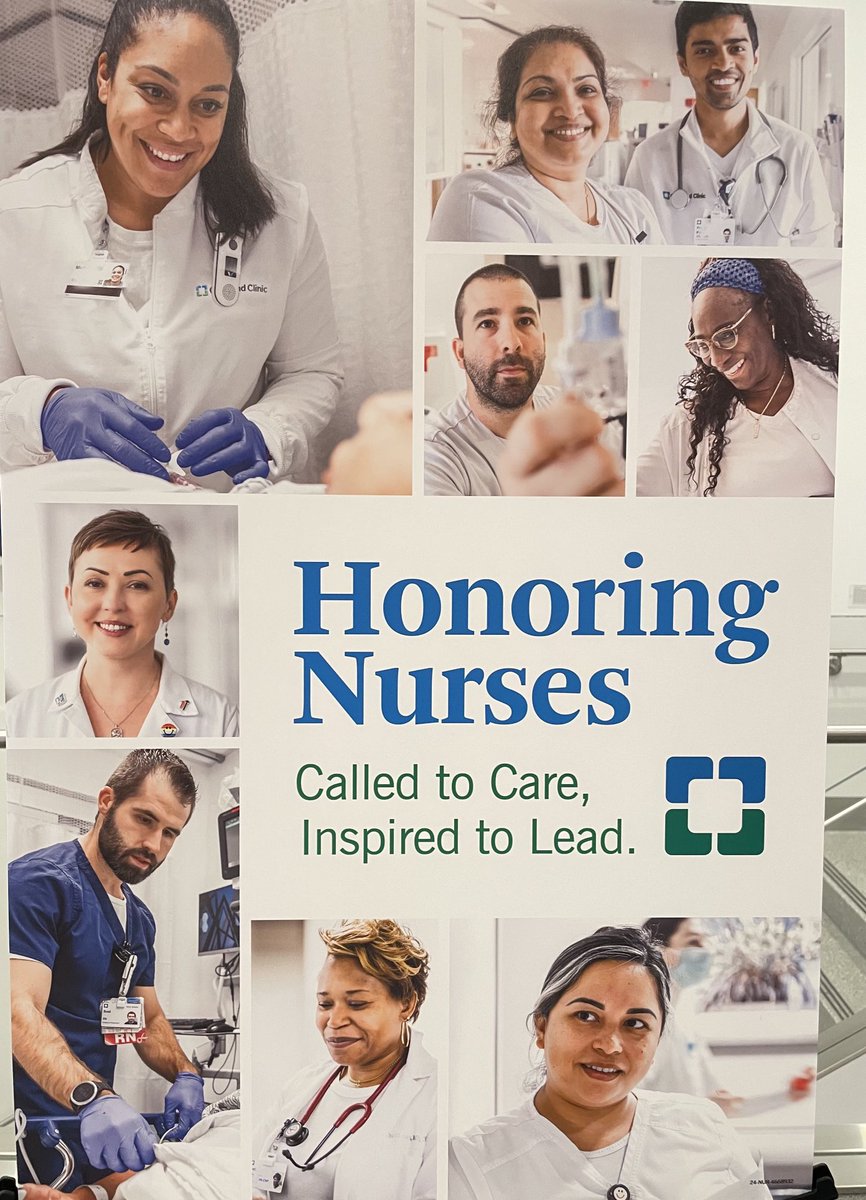 We are privileged to work with the best nurses in the world ⁦@ClevelandClinic⁩ !! The most compassionate and kind !! Thank you for what you do everyday!! #patientsfirst!! #Happynursesweek ⁦@MeredithLahl⁩ ⁦@kkellyhancock⁩