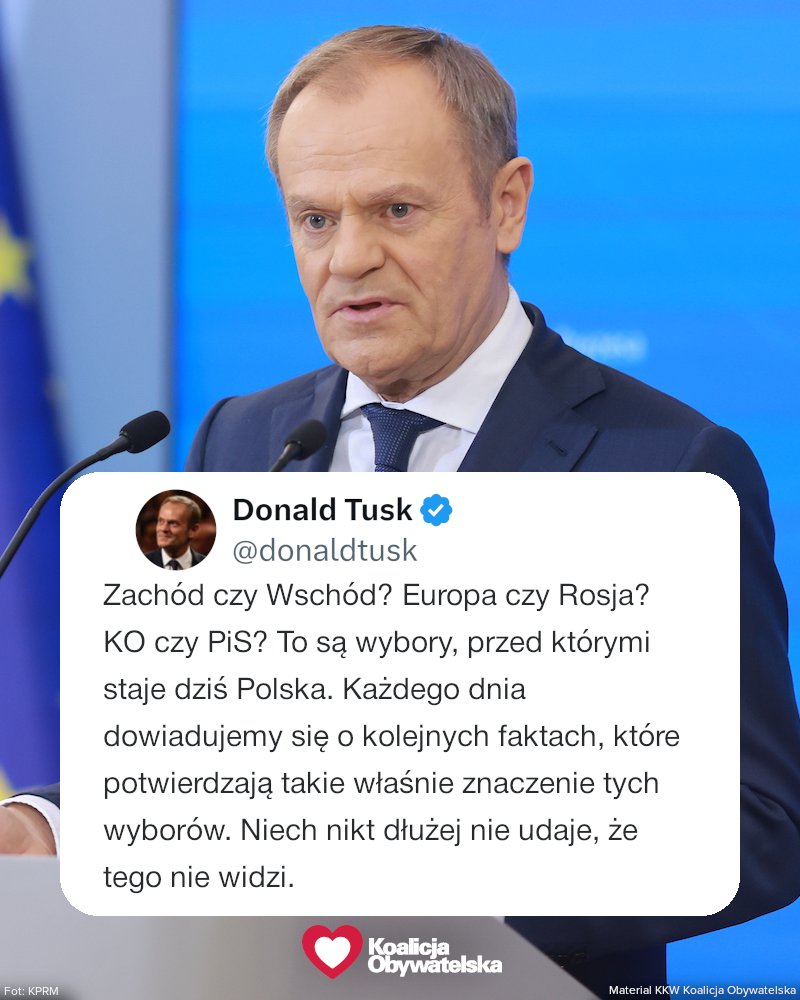 💬 Premier @donaldtusk 👇