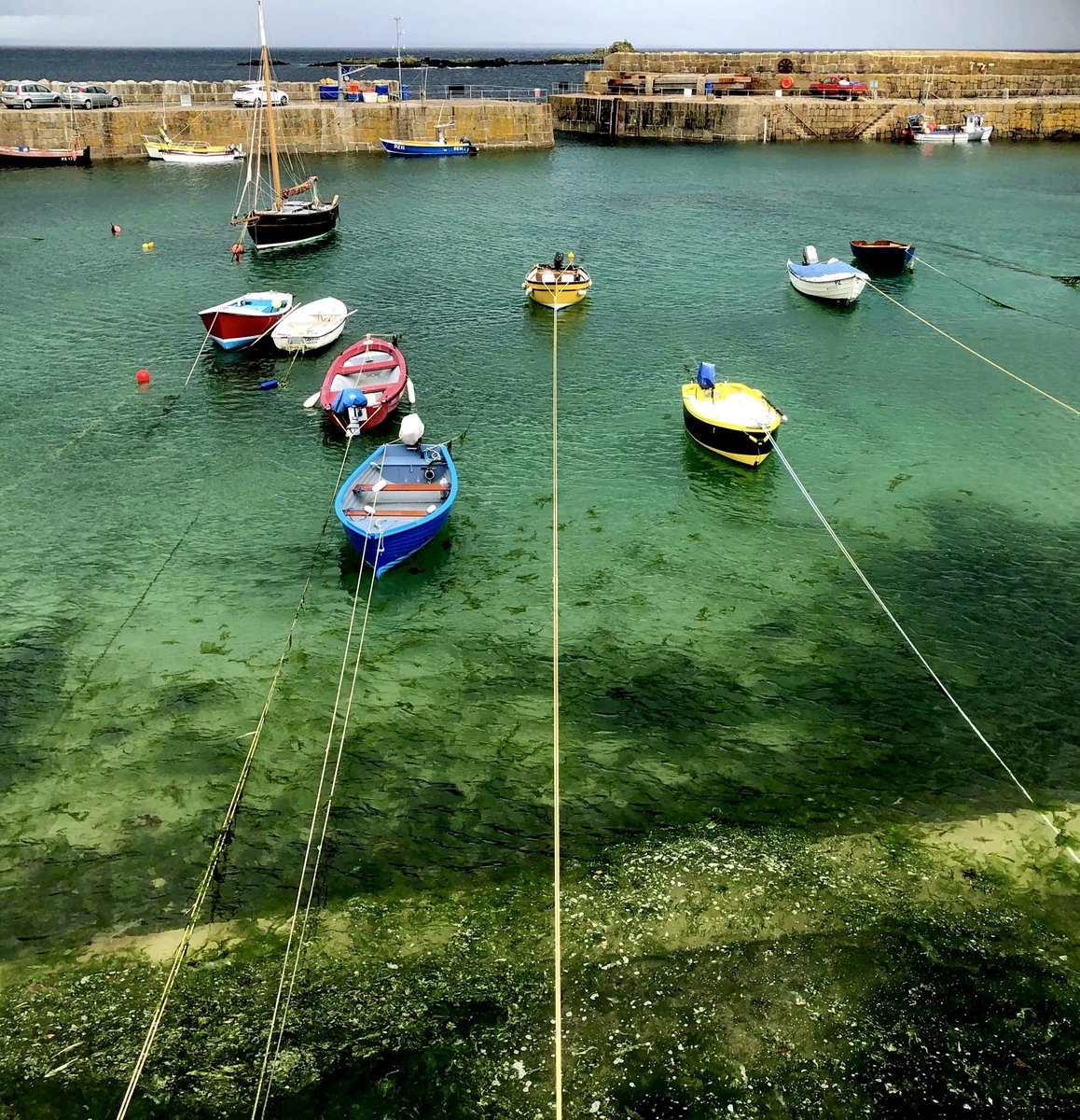 @StormHourMark Mousehole Harbour.