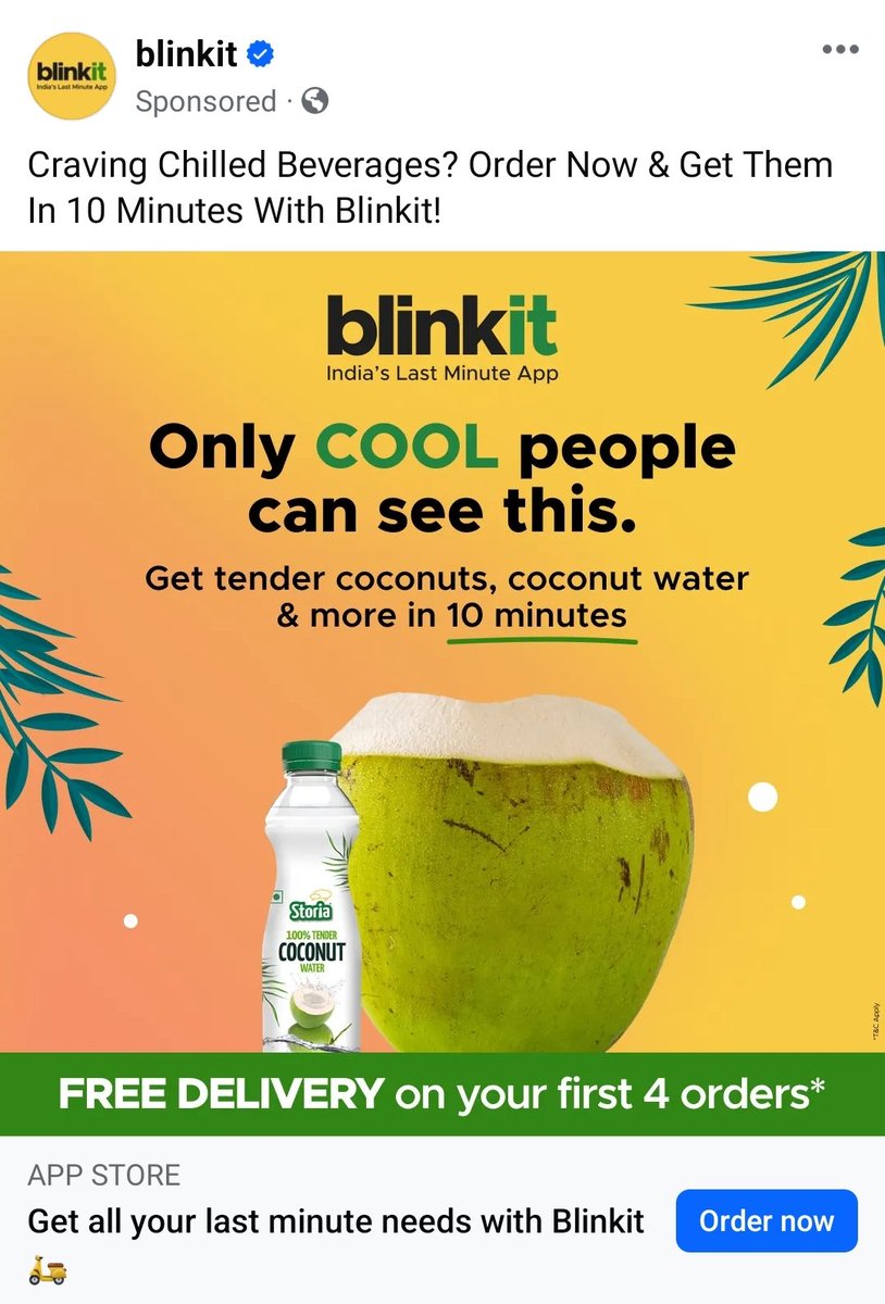 Let's blinkit for a moment: choosing plastic-packaged coconut water over nature's perfect packaging is a double whammy of human folly. It's unhealthy for both you and the planet. Let's opt for sustainability, not stupidity.  #ChooseWisely 🌱🥥