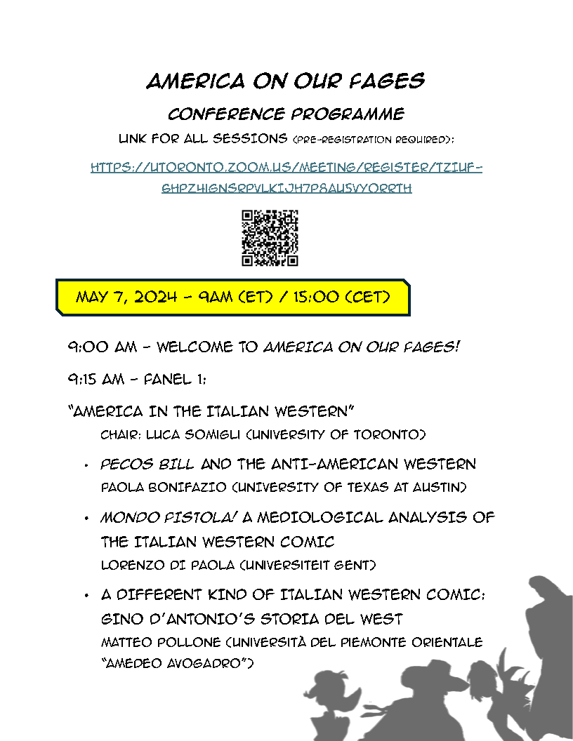 Eva Van de Wiele (@eva_vdw) on Twitter photo Scan the code to register for today's TICS conference: folks <a href="/_DisNet/">Disney, Culture & Society Research Network</a> might be interested in today's keynote on Topolino, others might like the papers by <a href="/grupposnif/">SNIF - Studying'n'Investigating Fumetti</a> Scan the code to register for today's TICS conference: folks <a href="/_DisNet/">Disney, Culture & Society Research Network</a> might be interested in today's keynote on Topolino, others might like the papers by <a href="/grupposnif/">SNIF - Studying'n'Investigating Fumetti</a>