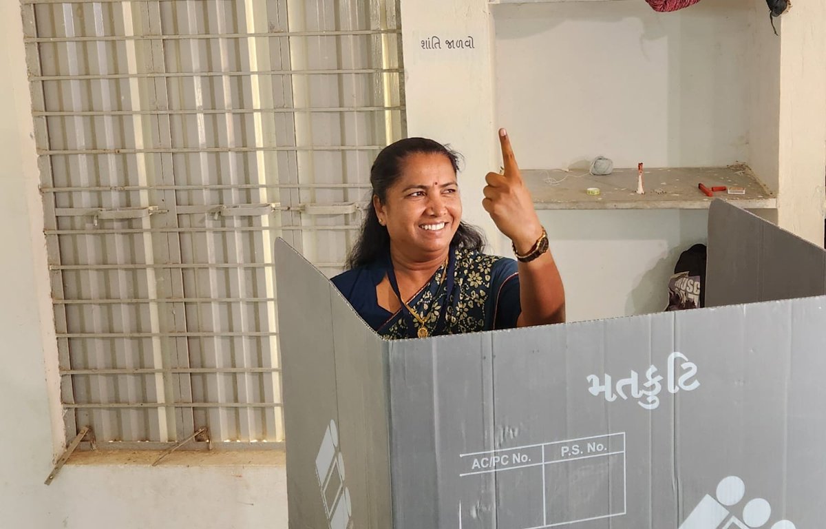 As per report Banaskantha Gujarat will surprise everyone this time.

INC Candidate Geniben Thakor is in the fray from here, She has attracted the attention of the entire country.

Her booth management is excellent. Geniben Thakor is winning the Election.

#LokSabhaElection2024