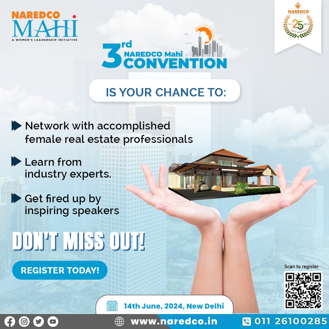 Empower Your Real Estate Journey at NAREDCO Mahi's 3rd Convention! Network with industry leaders, learn from the best, and get inspired by powerhouse speakers. Don't miss out! Register today! docs.google.com/forms/d/e/1FAI…