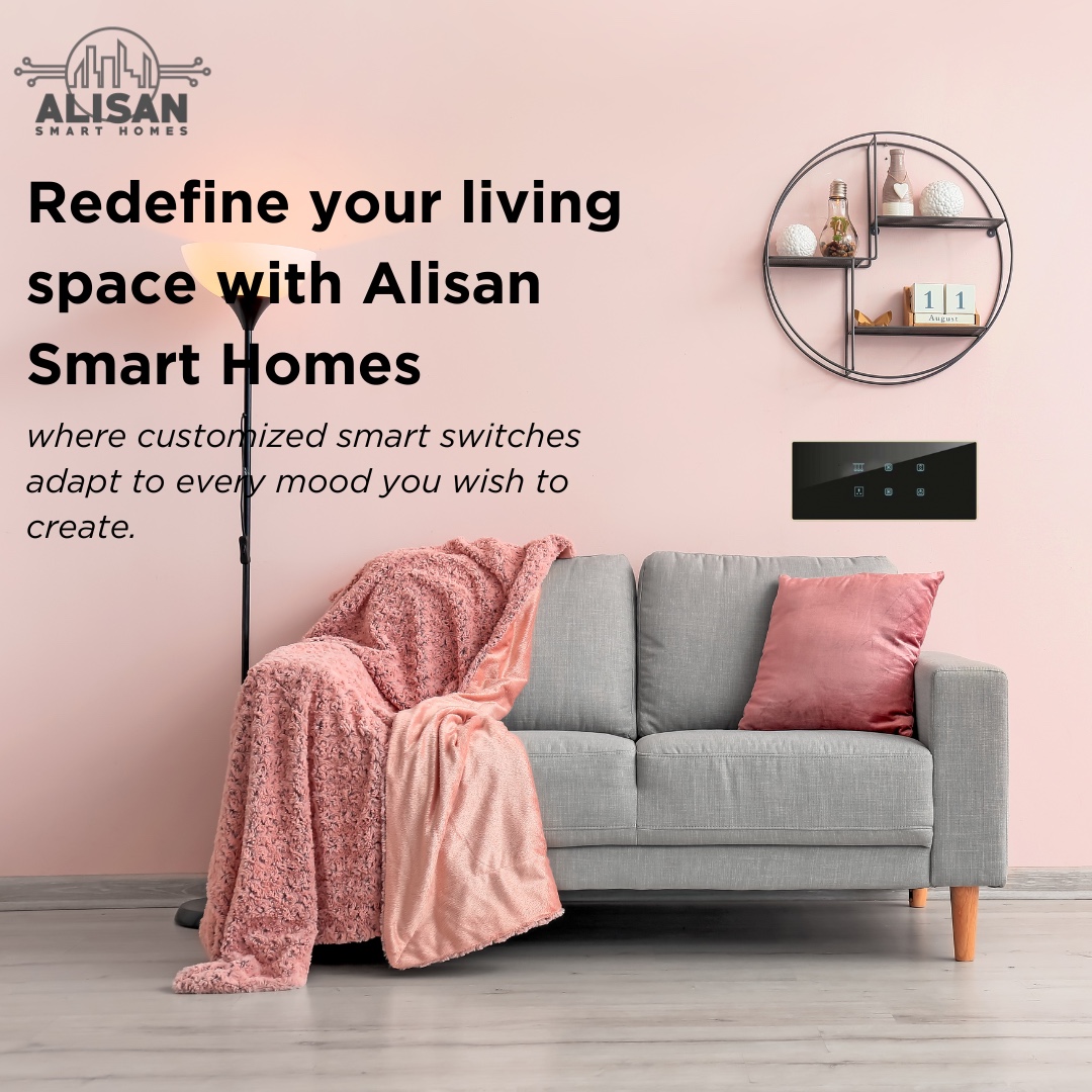 Transform your home into a sanctuary of innovation with Alisan Smart Homes. Elevate your lifestyle and embrace the future of living! 🏡✨ #SmartLiving #Innovation #HomeAutomation #TechTrends #FutureHome #SmartTech #IoT #ConnectedHome #SmartDevices #HomeDesign #ModernLiving